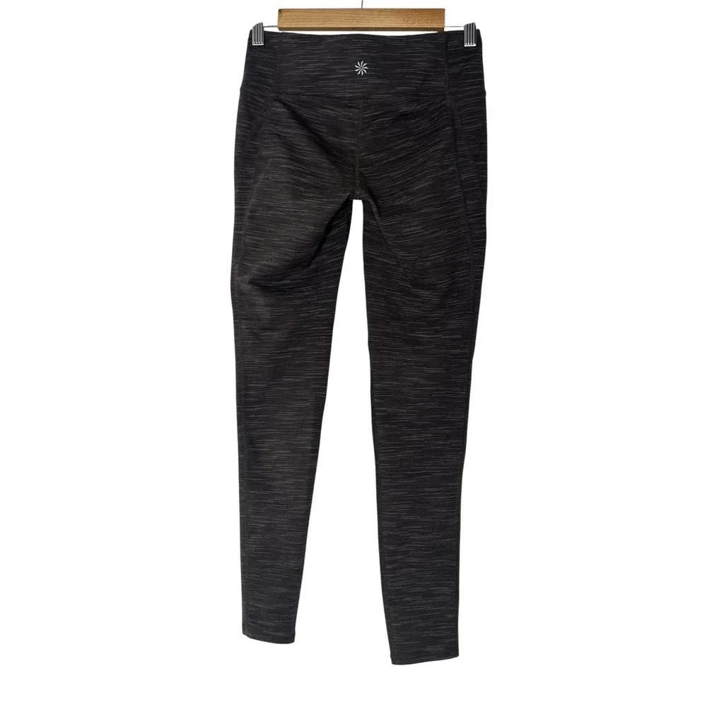 Athleta Leggings Women's Small Brown‎ Athletic Yoga Gym Athleisure Workout - Picture 2 of 6